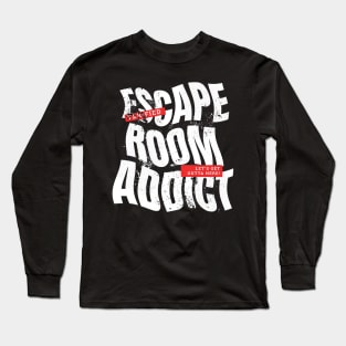 Escape Room Addict Urban Style Design Long Sleeve T-Shirt